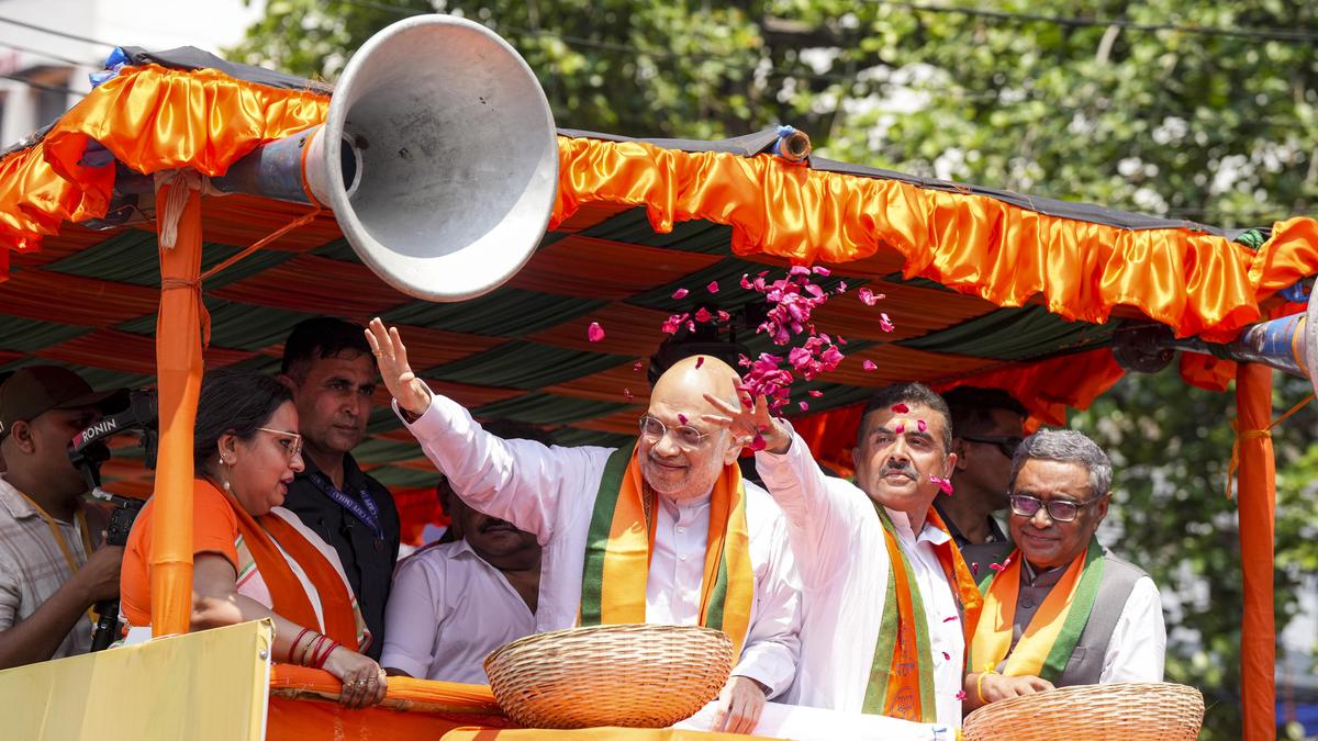 Election Commission suspends four police officers over lapses at Suvendu Adhikari roadshow in Bhabanipur