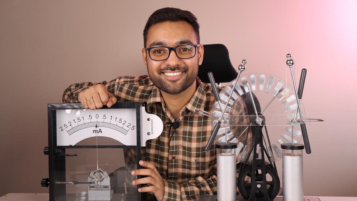Meet Ankit Rathore, who is making physics fun with his apartment laboratory