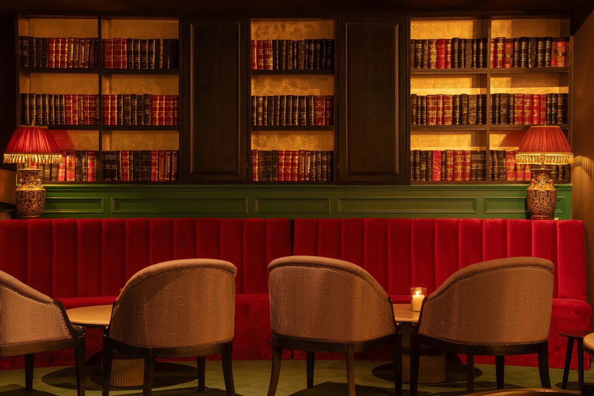 Chic interiors and mood lighting at Miss Margot in Mumbai