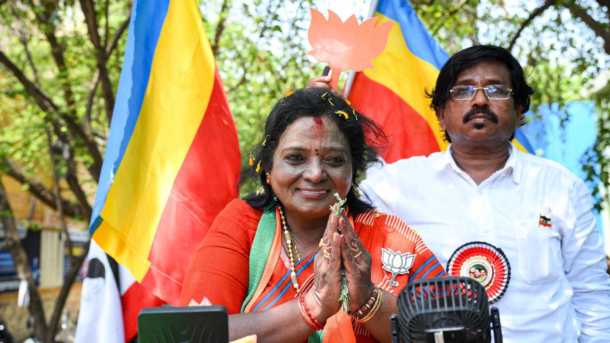 This election is a battle between people of T.N. and DMK: Tamilisai Soundararajan