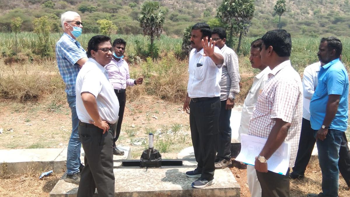 World Bank team inspects renovation of canals in Erode district