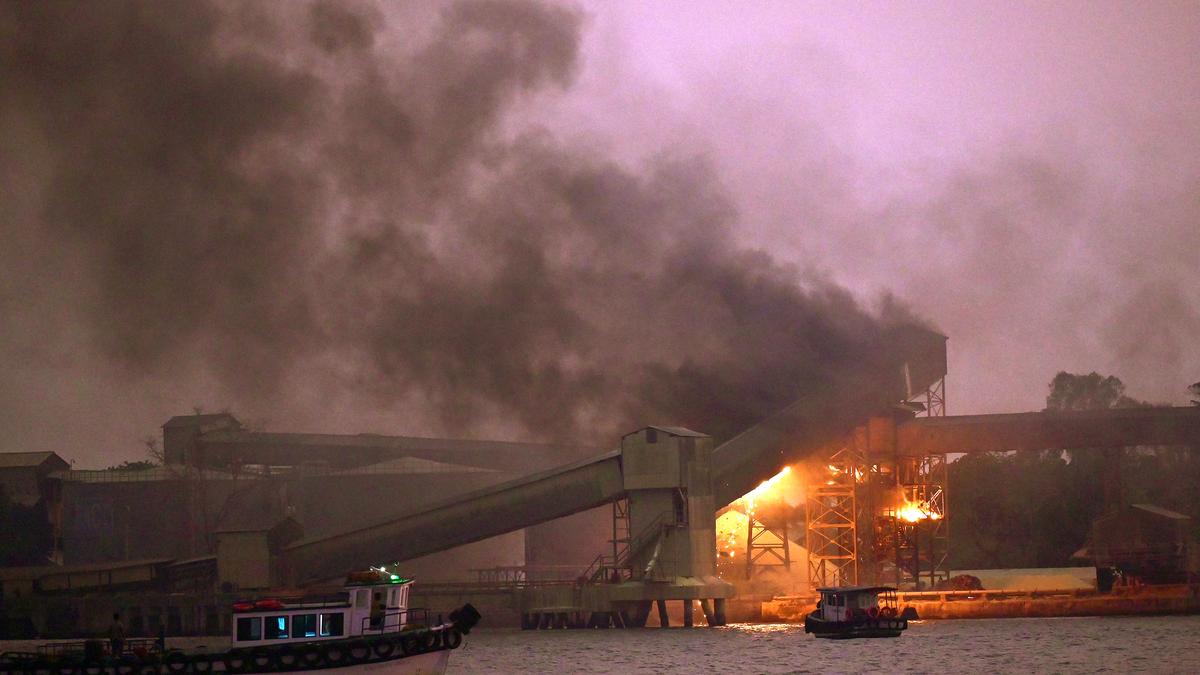 Fire at Q-10 berth in Cochin Port brought under control