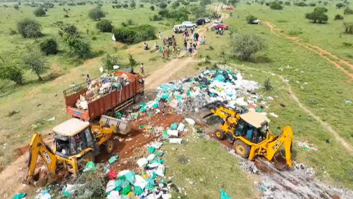 Team from Kerala begins cleanup of hazardous wastes dumped in Tirunelveli district