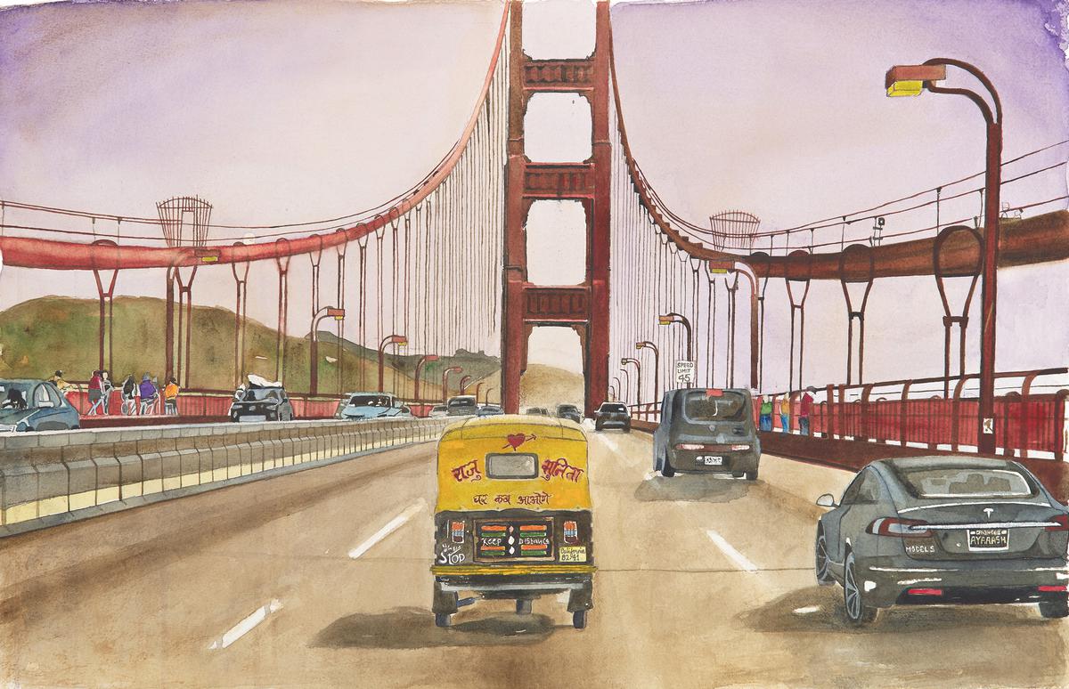 Raju Rickshaw on Golden Gate