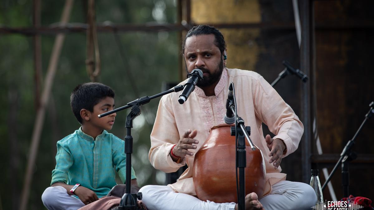 Ghatam artiste Giridhar Udupa on his solo album and playing alongside Zakir Hussain