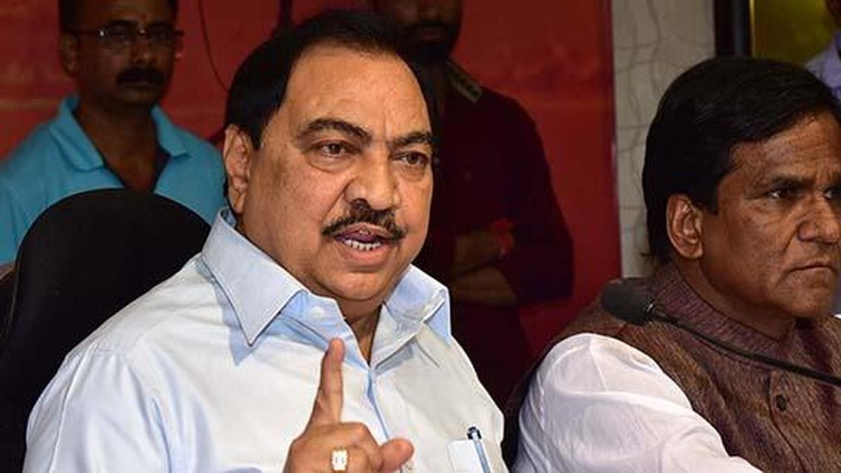 Pune land deal case: Eknath Khadse, wife, appear before court, get non-bailable warrant cancelled
