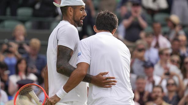 Tennis-Kyrgios into Wimbledon semis after overpowering Garin