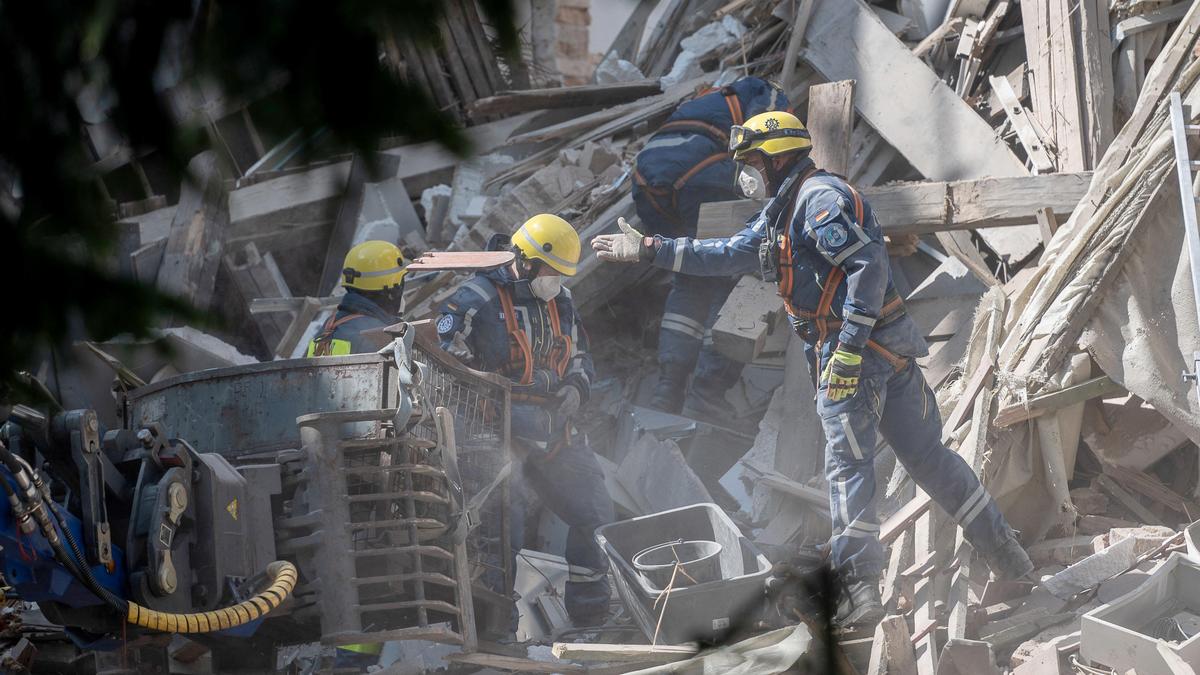 Rescuers search for three missing after German building collapse possibly caused by gas explosion