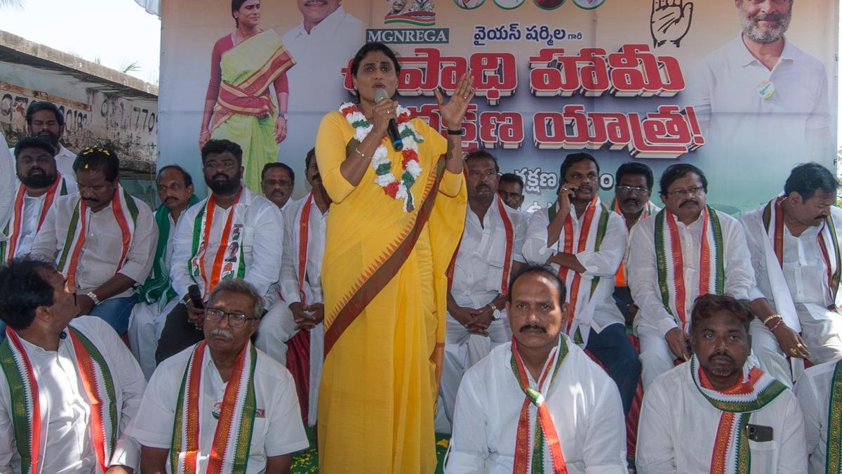 BJP deliberately annihilated MGNREGS, alleges Sharmila