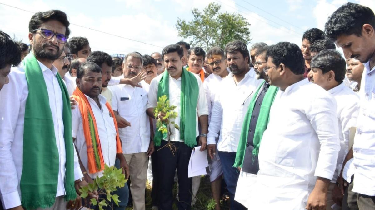 Vijayendra tells State govt. to release ₹25,000 per acre compensation for crop loss