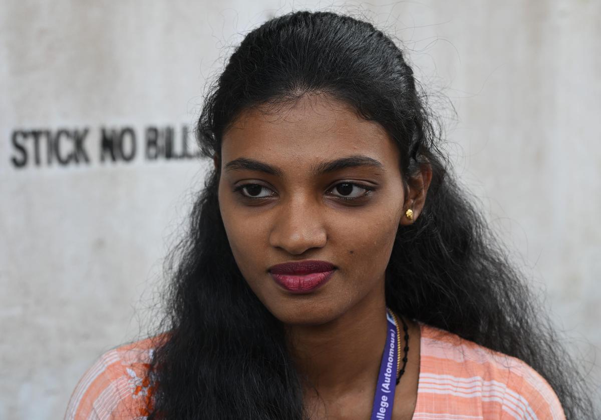 Claibyn Maria, a student of St. Albert's College, Ernakulam.