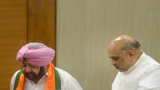 Amarinder Singh merges his party with BJP