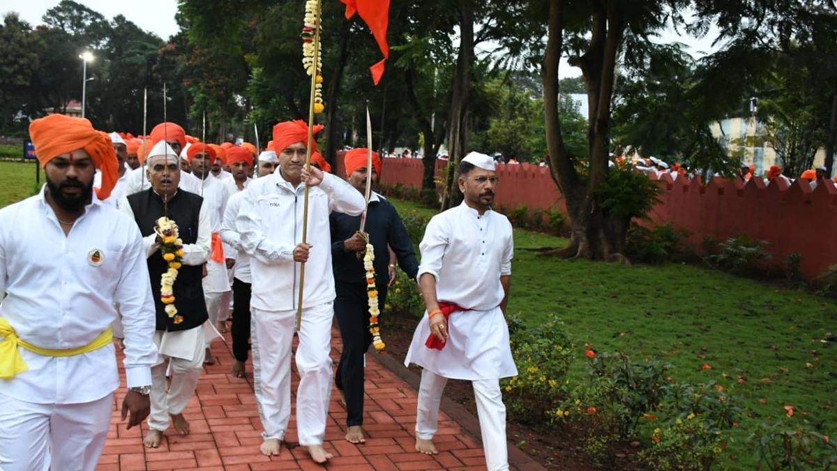 MLIRC personnel join Durga Mata Daud in Belagavi