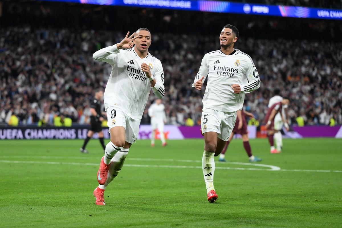 Mbappé Blazes Through Olympiacos With Second-Fastest Champions League Hat Trick as Real Madrid Edge 4–3 Thriller