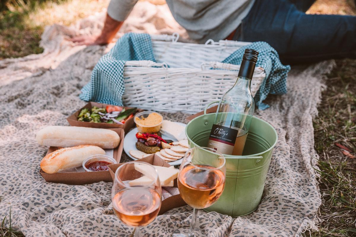 Picnic by the creek