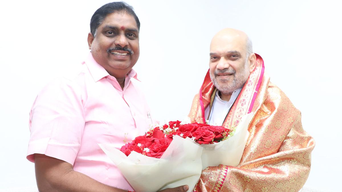 Puducherry Home Minister A. Namassivayam calls on Amit Shah in New Delhi