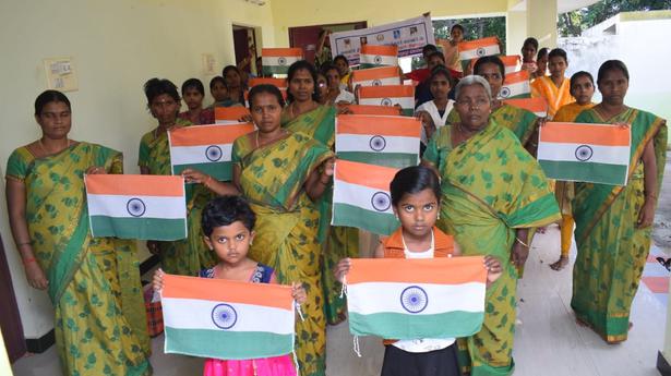 Women SHGs in Coimbatore to stitch 50,000 national flags for Independence Day