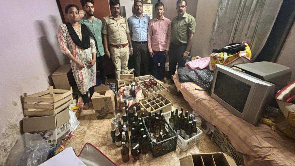 Excise Department seizes unauthorised liquor worth ₹1.6 lakh