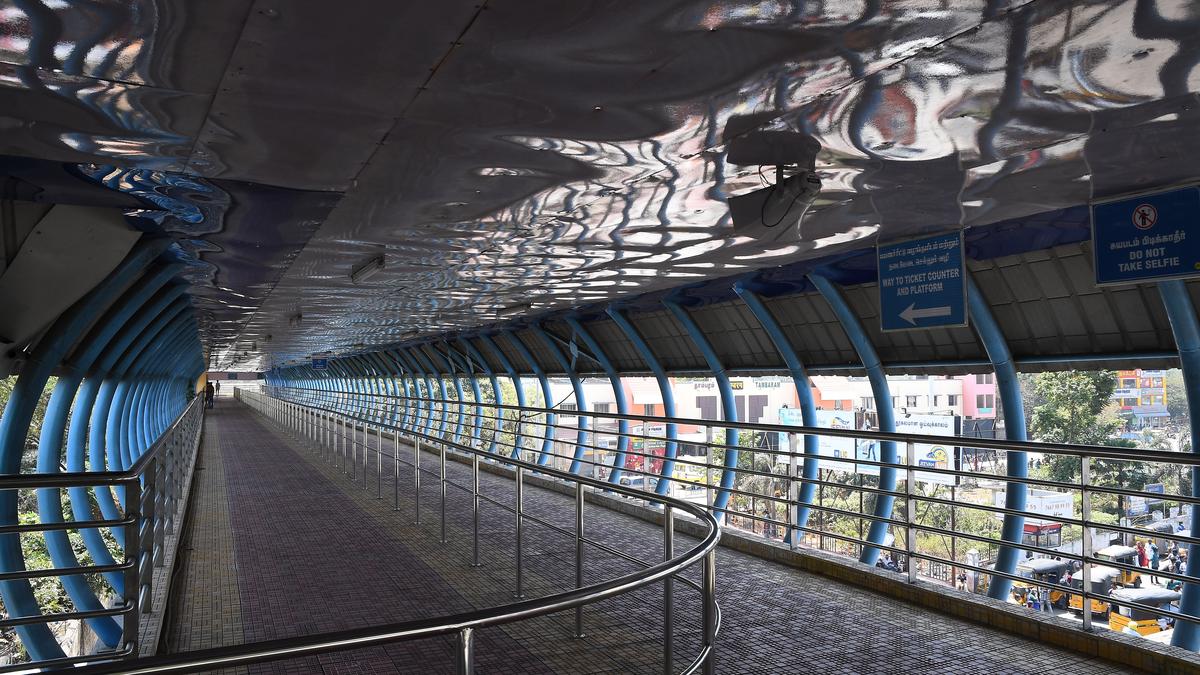 FOB connecting Tambaram railway station nearing completion