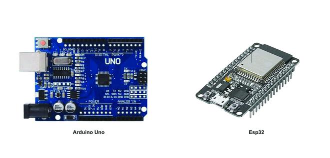 Arduino Uno vs Esp32