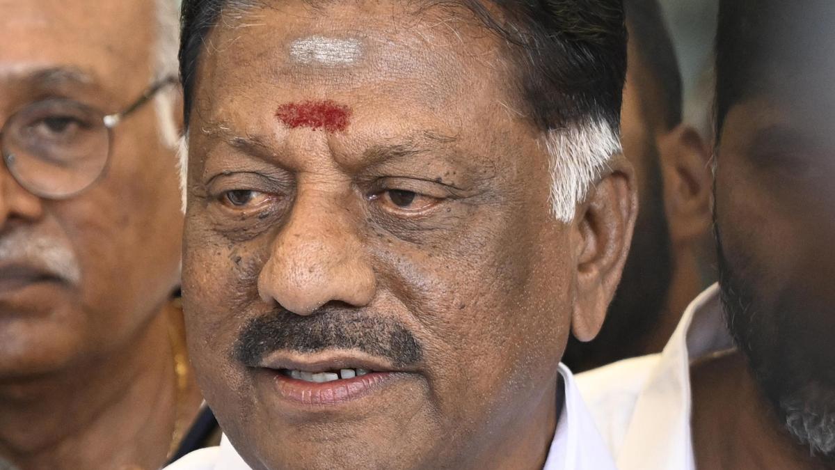 O. Panneerselvam seeks Madras High Court’s permission to withdraw election petition against Ramanathapuram MP Navas Kani