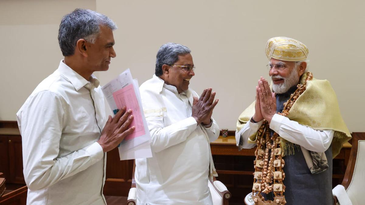 Karnataka CM Siddaramaiah meets Prime Minister Narendra Modi, seeks ₹18,177.44 crore drought relief from Centre