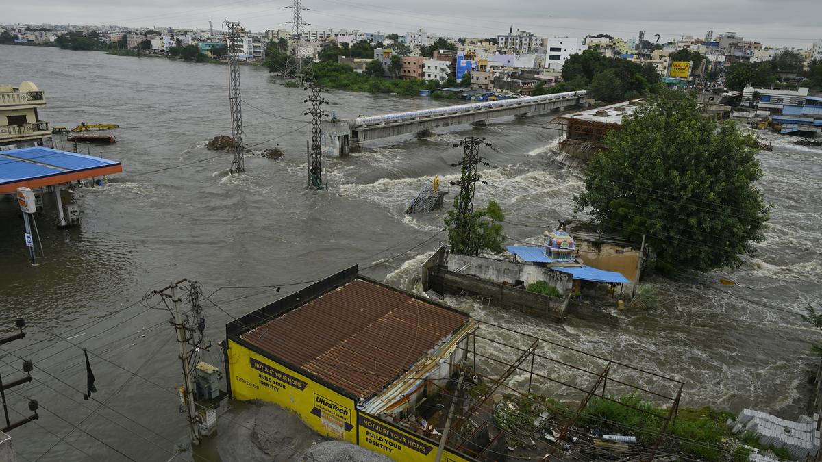 Musi river in spate leaves behind a trail of destruction