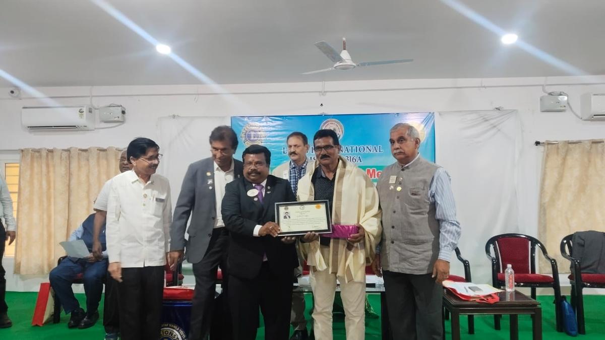 Lions Club felicitates Air Force veteran for 192-time blood donation