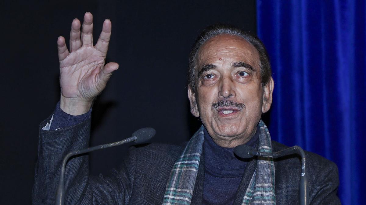 Ghulam Nabi Azad questions govt.’s iron-hand policy in J&K; warns of ‘further alienation’