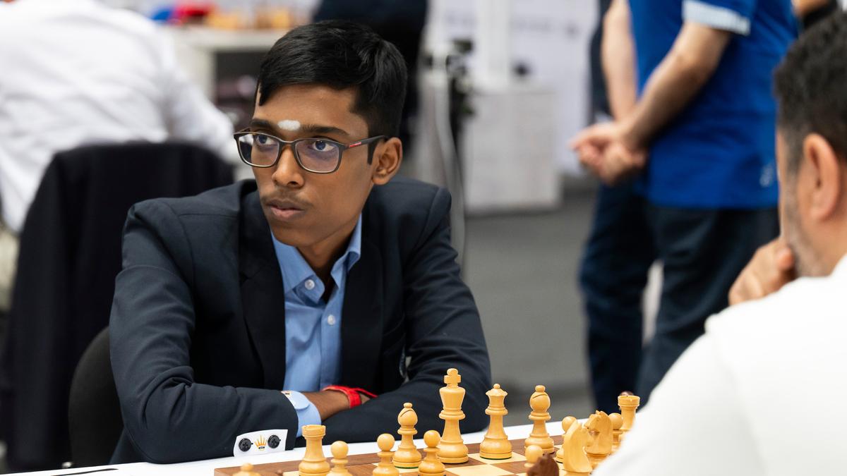 Sinquefield Cup: Praggnanandhaa in joint lead after facile win; Gukesh loses