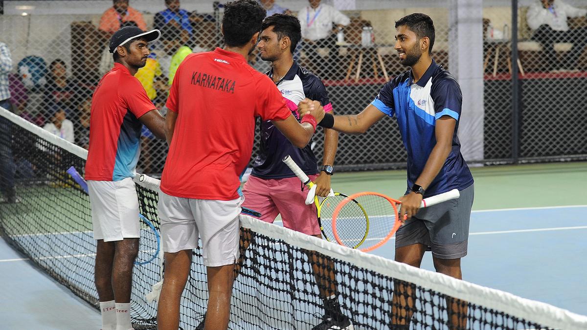 National Games Karnataka wins men’s tennis doubles, Maharashtra bags