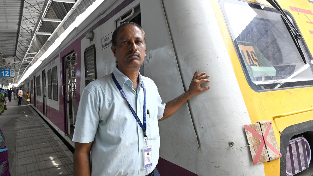 Life in the day of a suburban train loco pilot in Chennai