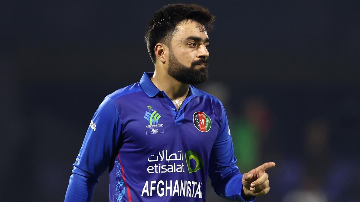 ICC reprimands Afghanistan’s Rashid for throwing bat on the ground during T20 World Cup match