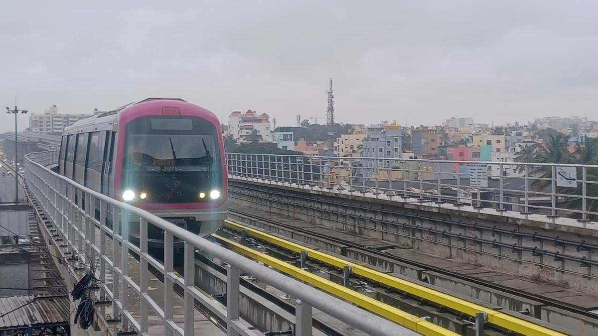 BMRCL conducts first trial run on K.R. Pura - Baiyappanahalli metro section