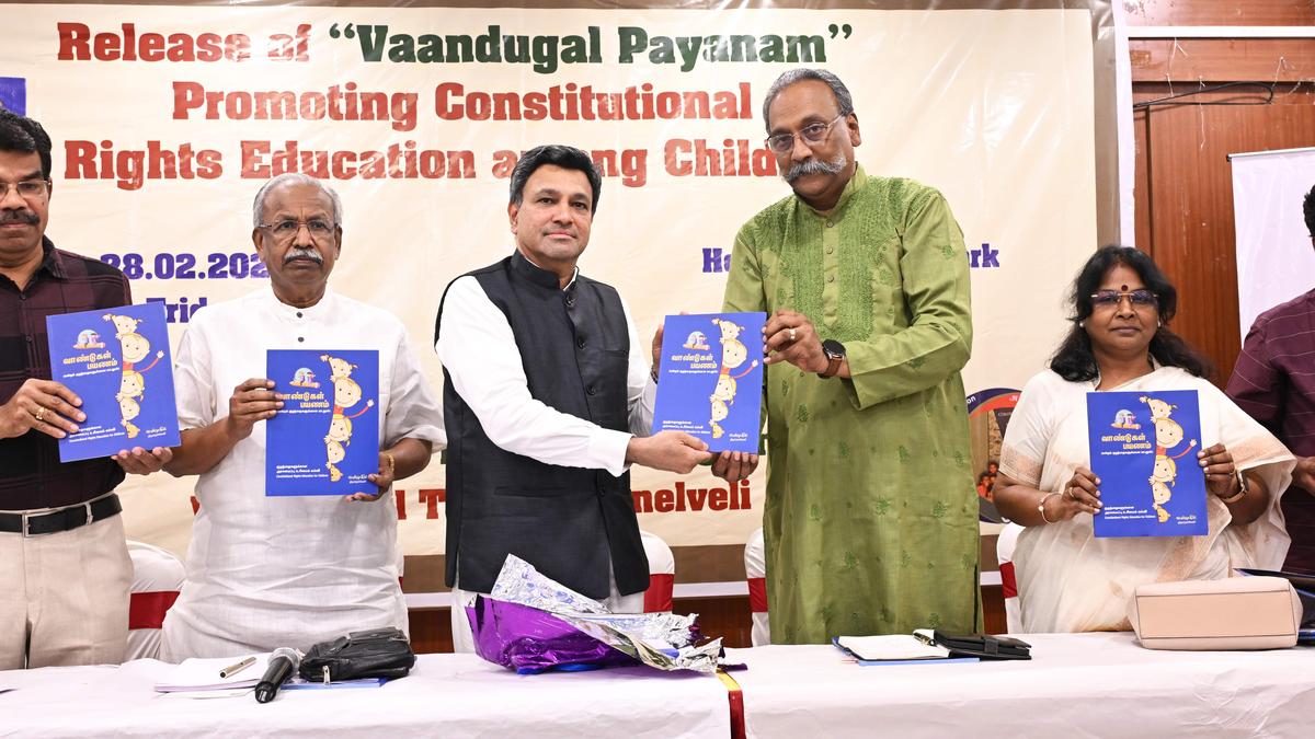 ‘Vaandugal Payanam’ promoting constitutional rights education among children released