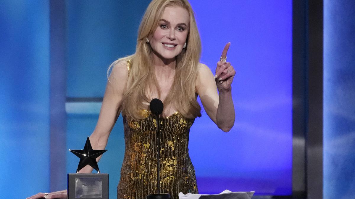 Nicole Kidman, who ‘makes movies better,’ gets AFI Life Achievement Award