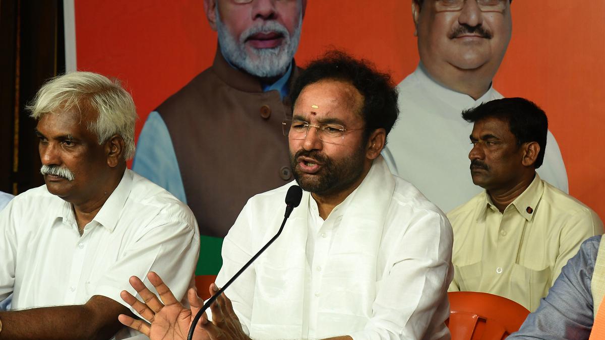 BRS govt. irresponsible on farmers’ issues: Kishan Reddy