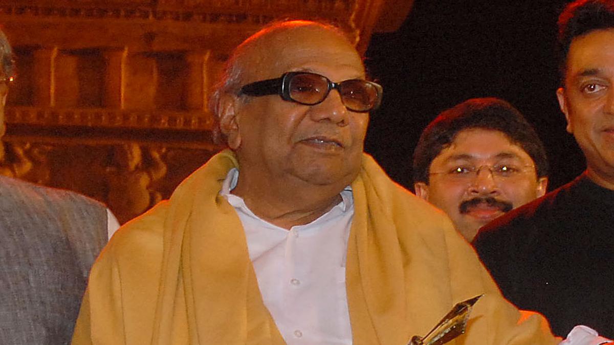 T.N. proposes monument off Marina beach in honour of Karunanidhi’s contribution to Tamil literature