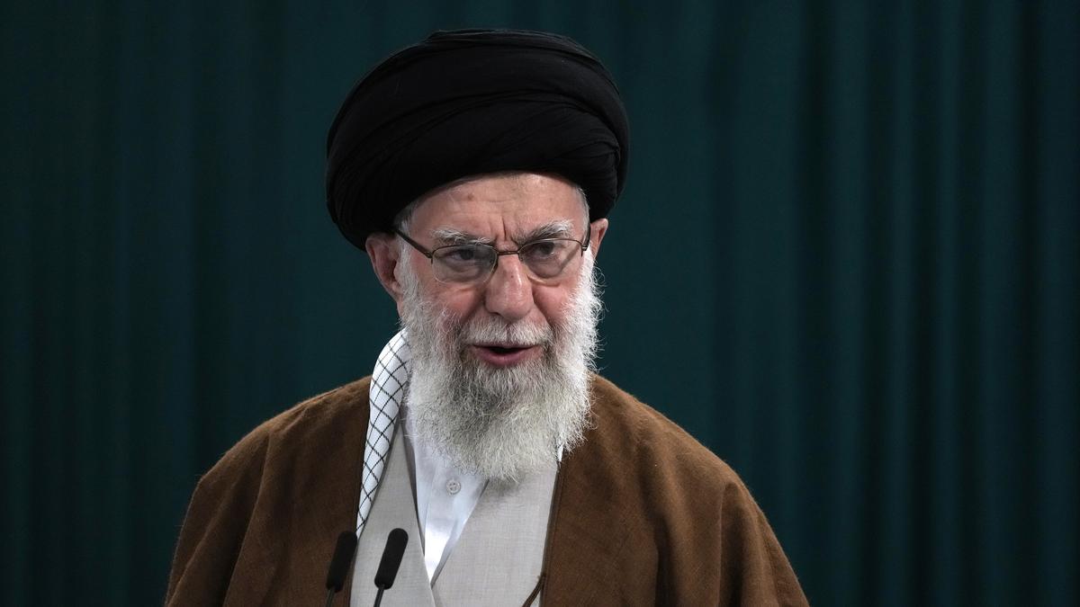 Iran's supreme leader presides over funeral for president and others killed in helicopter crash