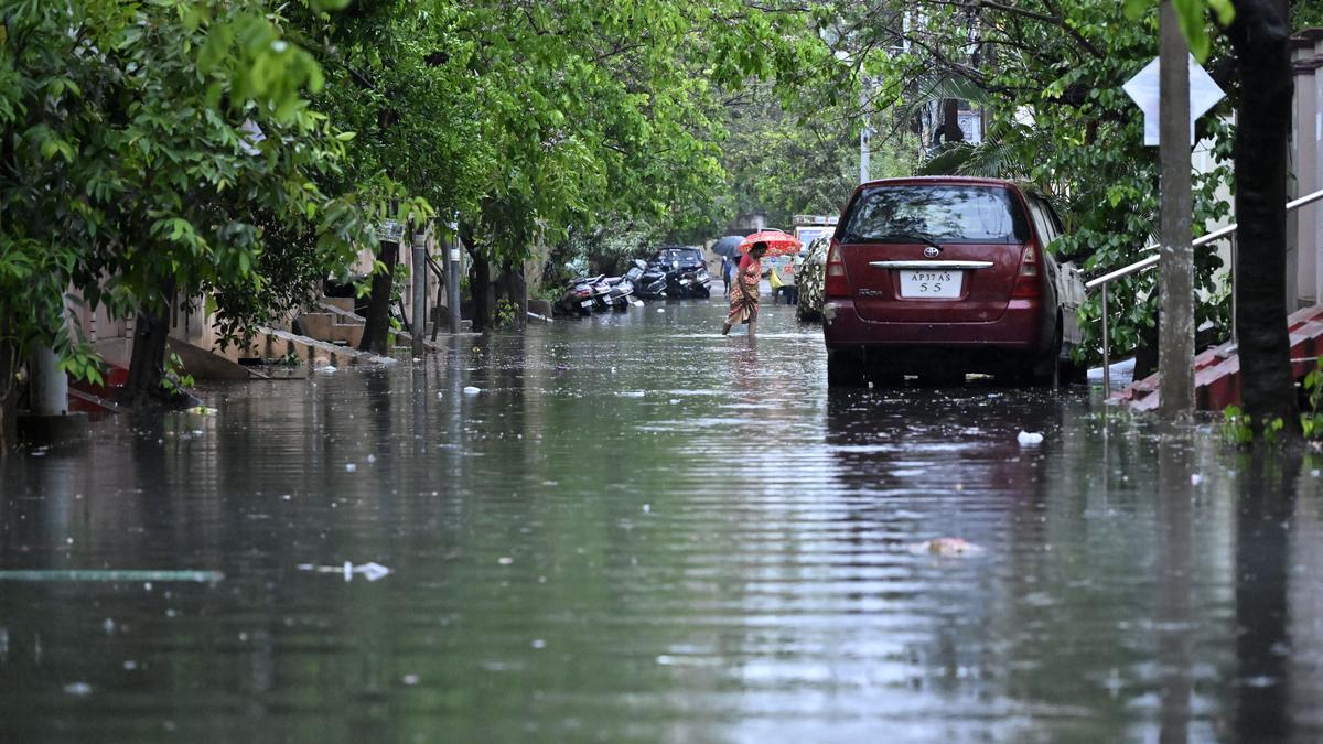 Heavy rains lash parts of Andhra Pradesh under Cyclone Remal impact