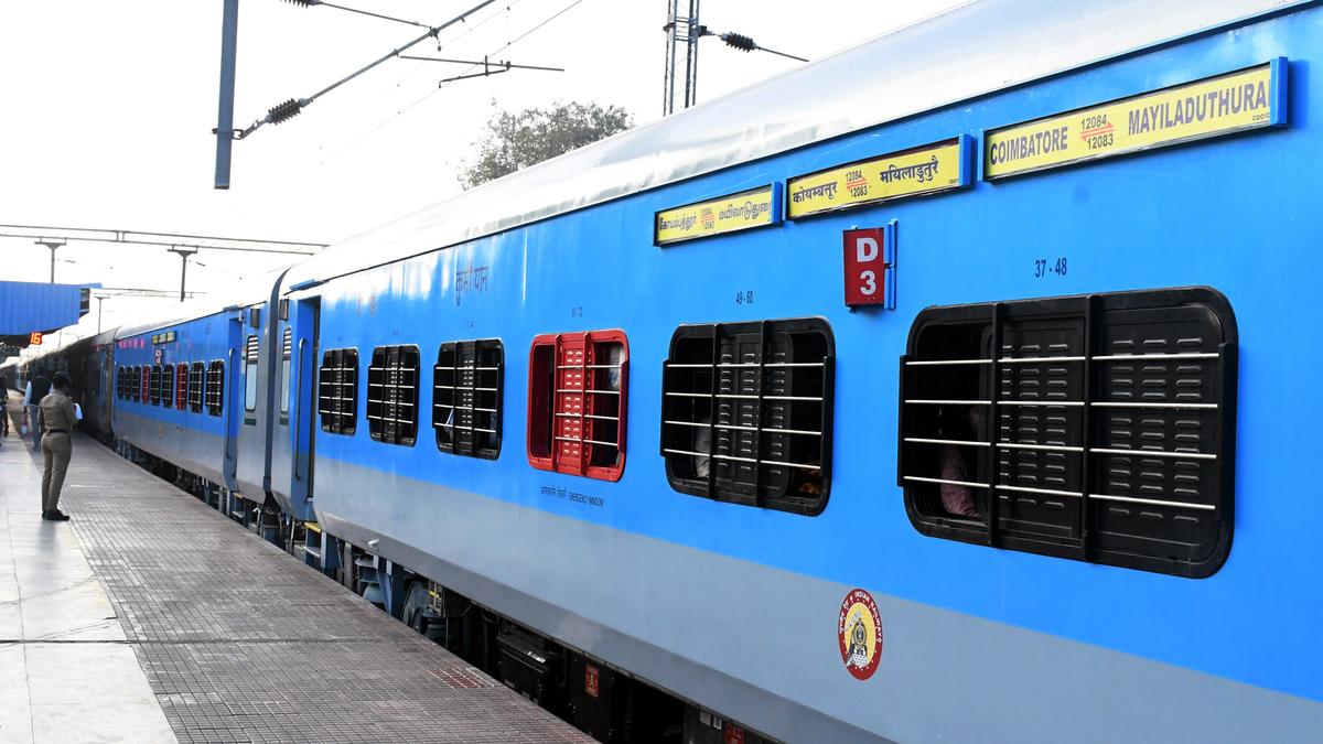 Southern Railway launches Coimbatore-Mayiladuthurai Jan Shatabdi Express service with LHB coaches