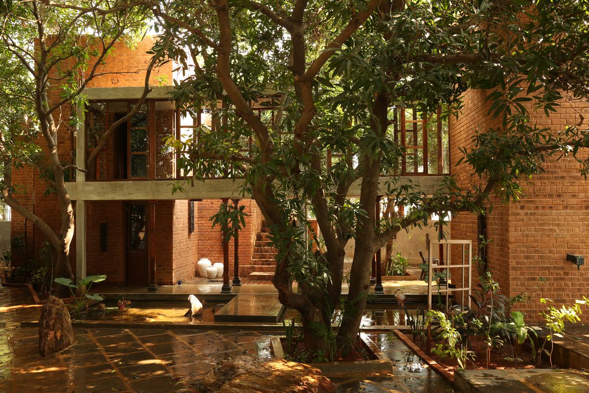Moments and Earth is a residence built around several wild mango trees.