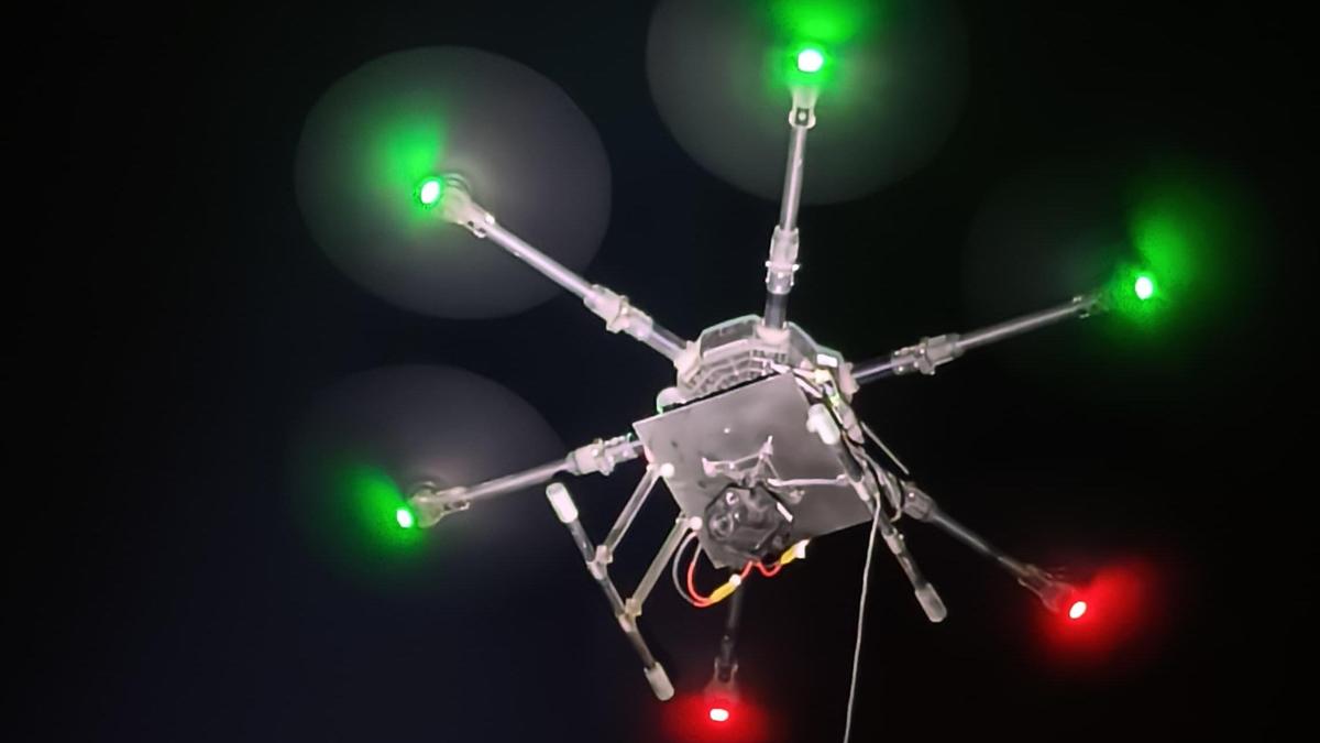 Tethered Drones Enhance Elephant Railway Safety