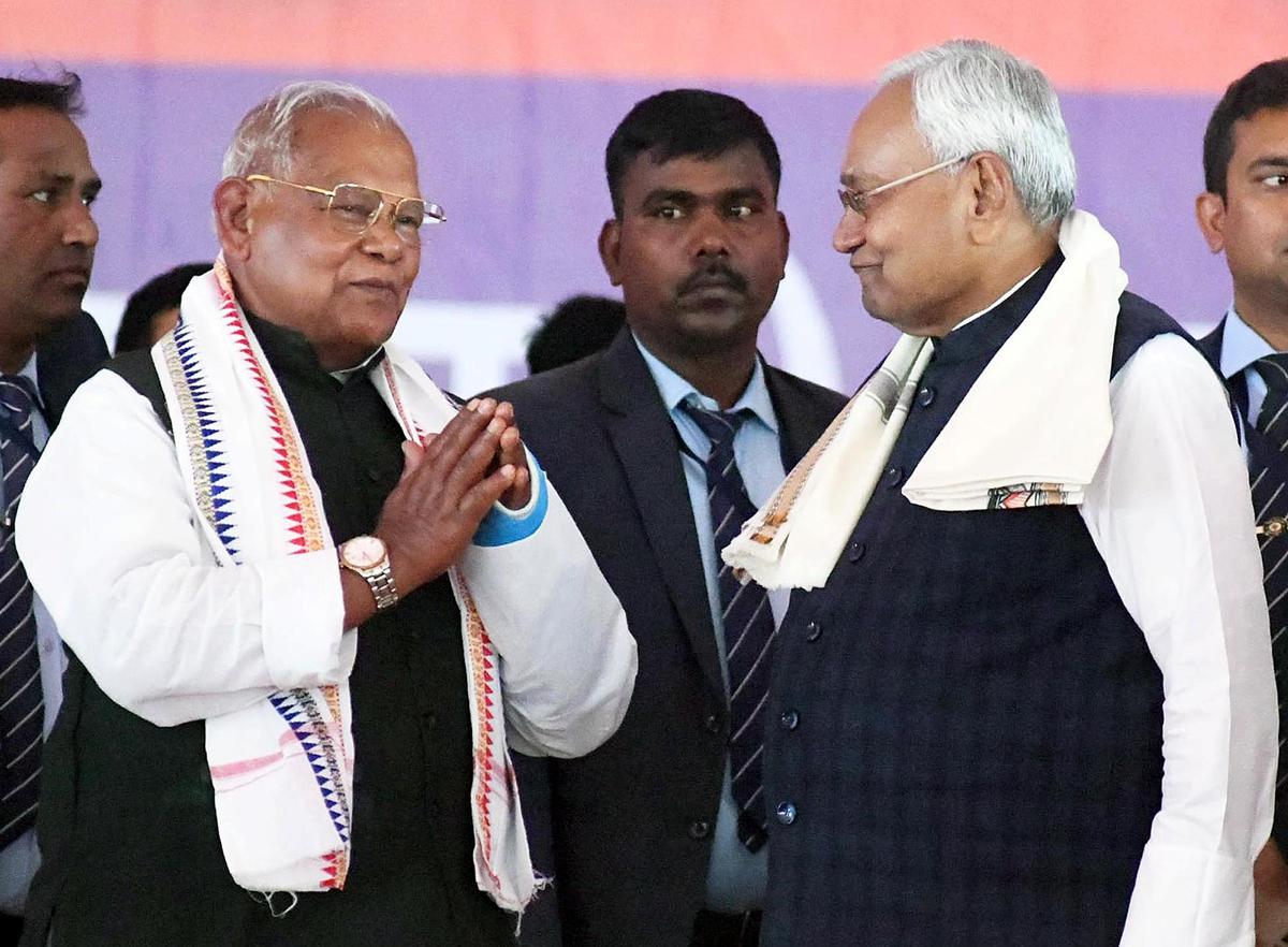 Bihar poll results: NDA confident of getting over 160 seats, HAM likely to  bag six, says Jitan Ram Manjhi - The Hindu