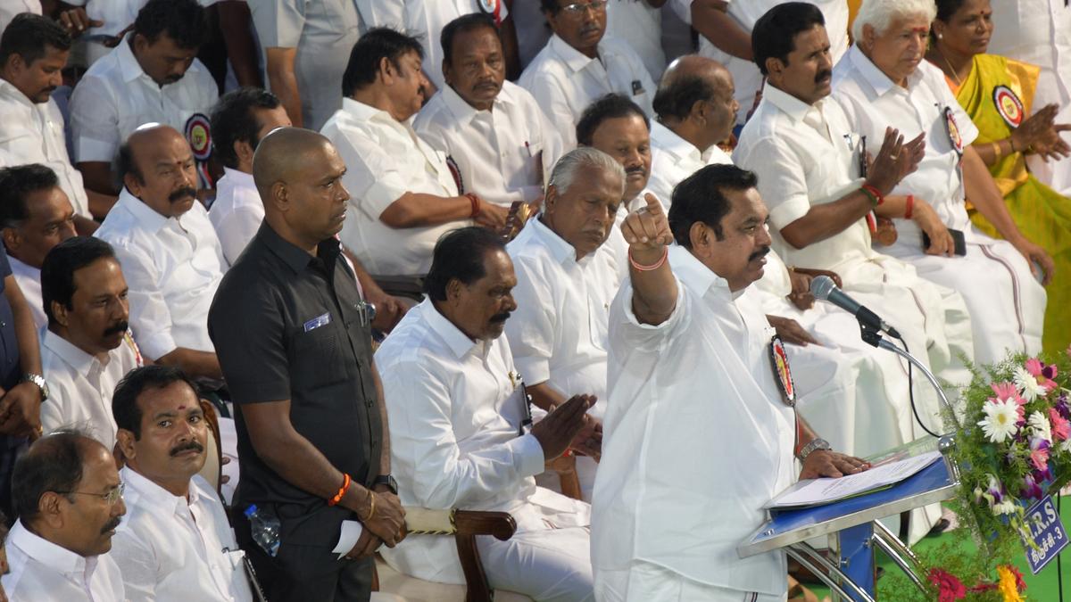 CM Stalin has failed to get Cauvery water from Karnataka, says EPS