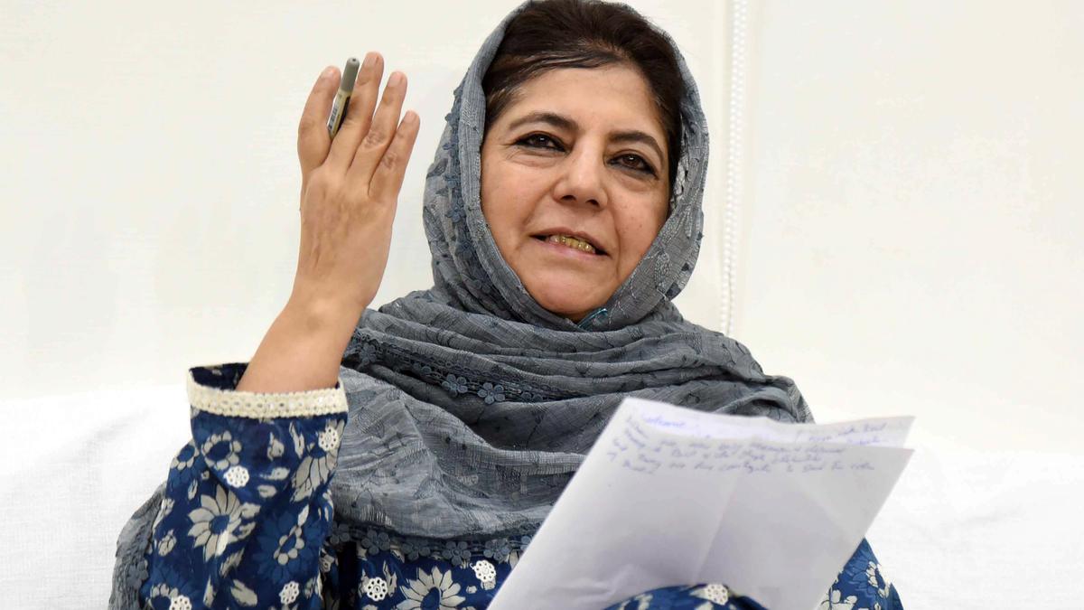 PDP chief Mehbooba requests CJI for early hearing on Article 370 in Supreme Court