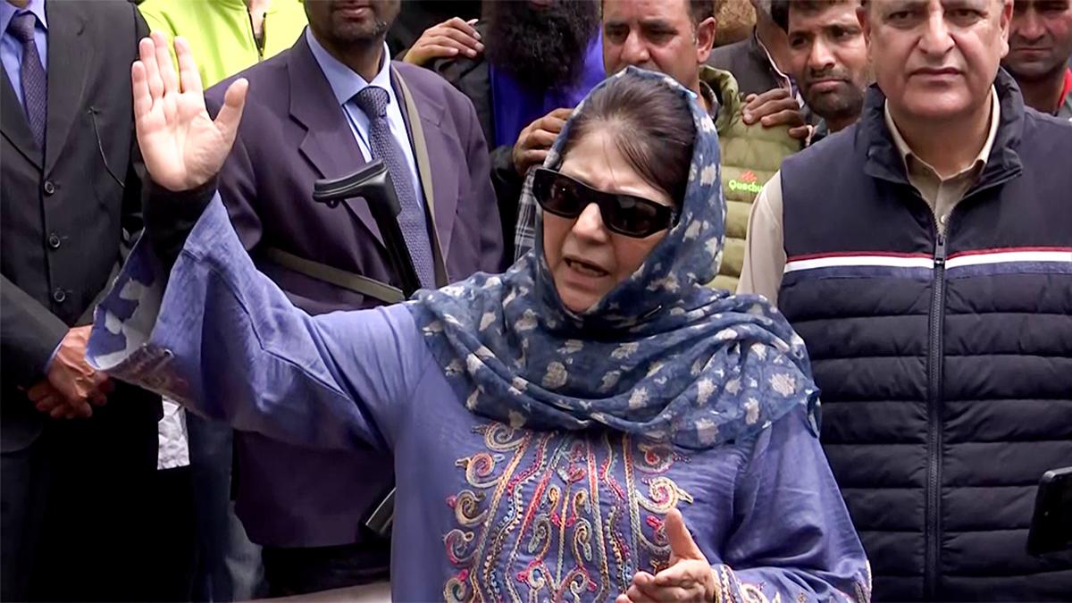 Collective punishment is not how democratic society responds to tragedy: Mehbooba Mufti