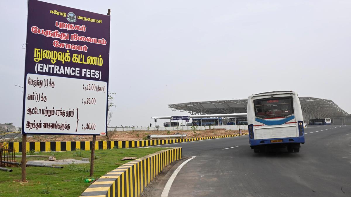 Contractor appointed to manage parking, entry fees at Solar bus terminal in Erode