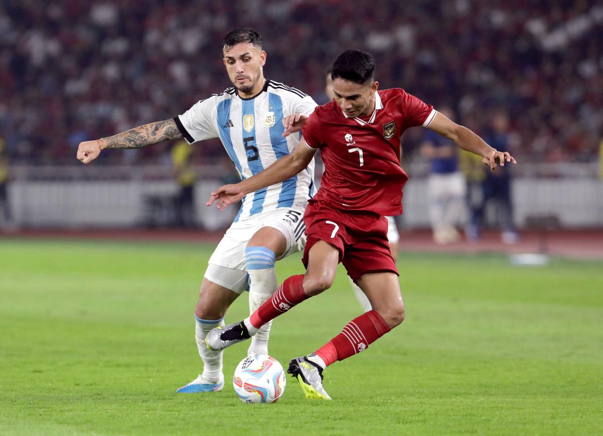 Argentina mengalahkan Indonesia 2-0 tanpa Messi