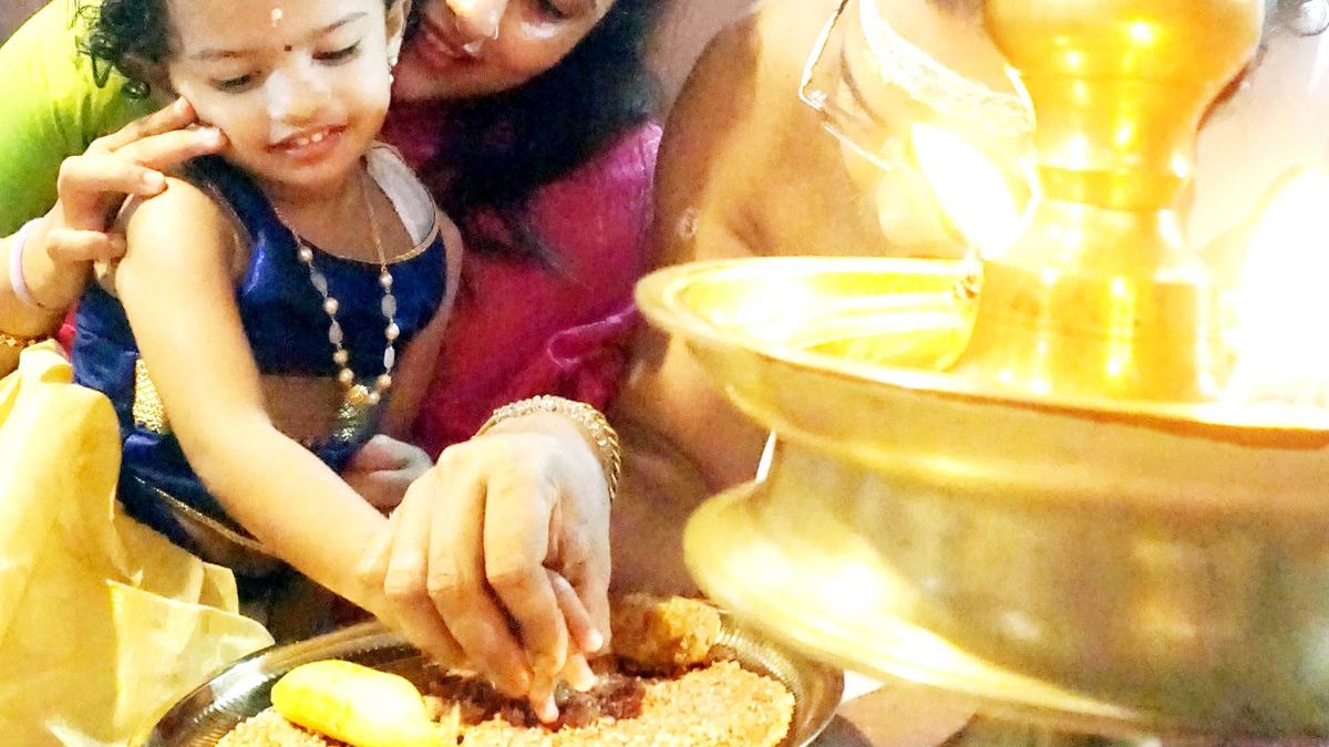 Thousands of children enter the world of letters in Kannur